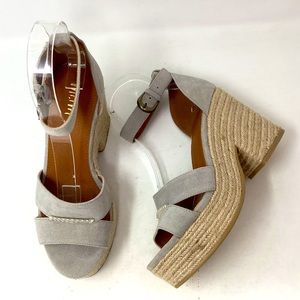 Mi,iM Platform Strappy Espadrilles Sandals Size 8